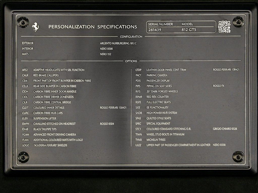 Certified 2021 Ferrari 812 GTS RWD image 40