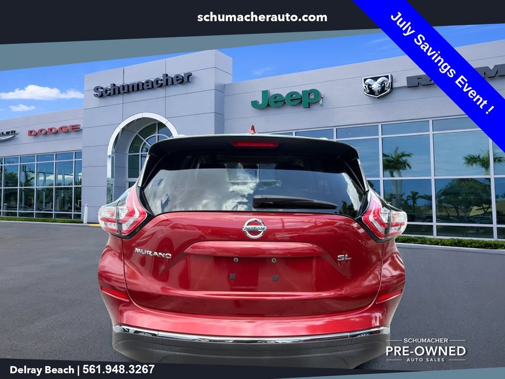 Used 2016 Nissan Murano SL w/ SL Technology Package FWD image 6