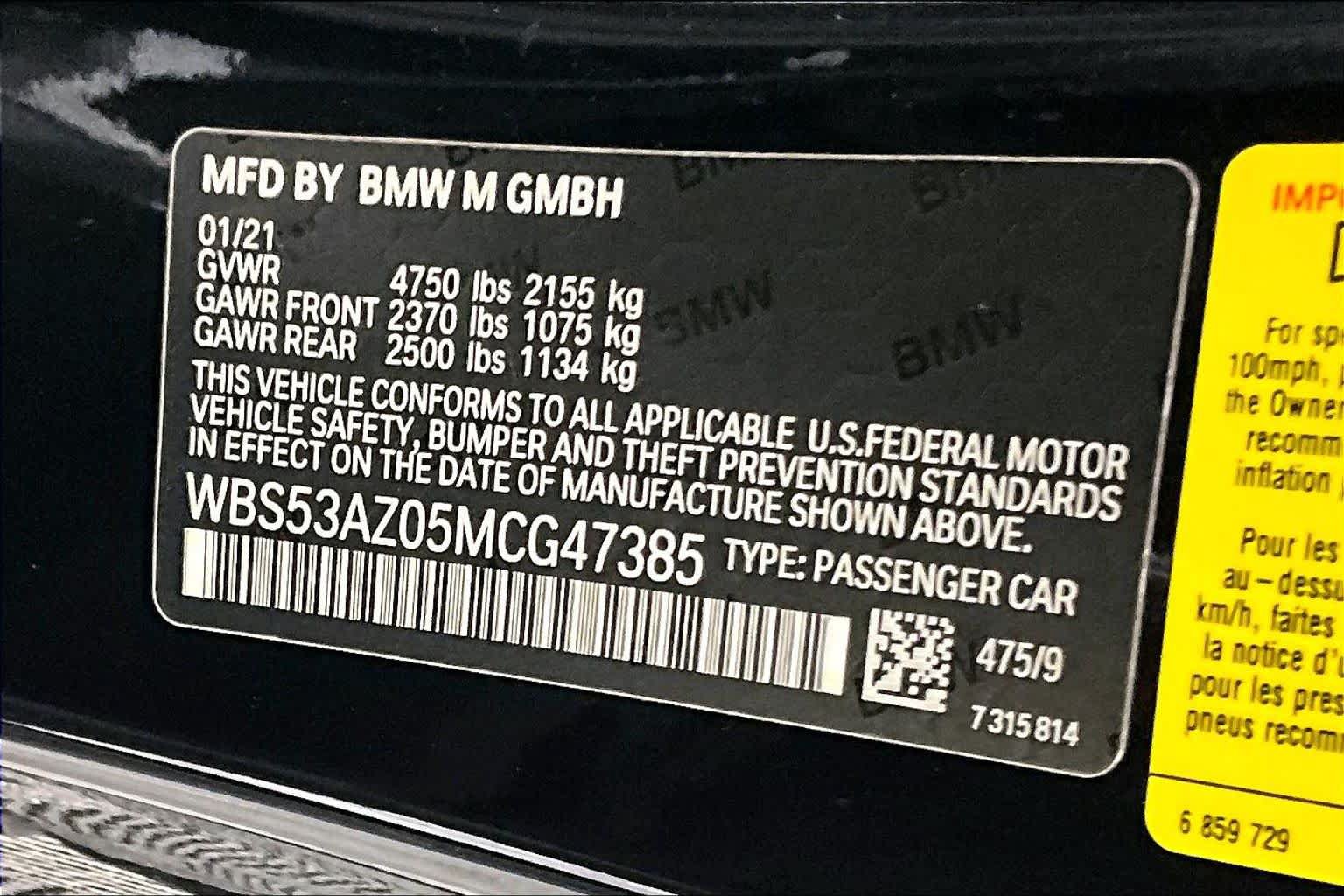 Used 2021 BMW M4 Coupe w/ Executive Package RWD image 35