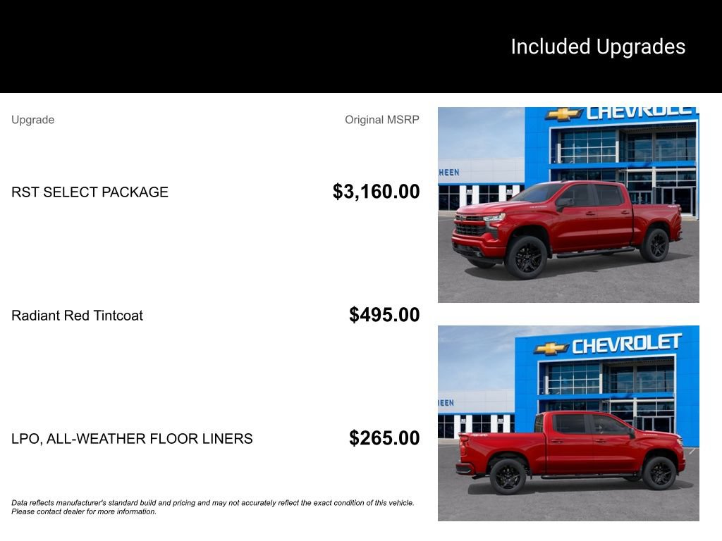 New 2026 Chevrolet Silverado 1500 RST w/ RST Select Package AWD/4WD image 5