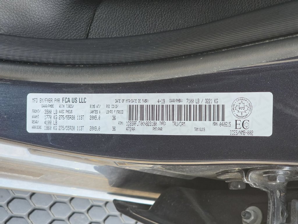 Used 2019 RAM 1500 Laramie AWD/4WD image 32