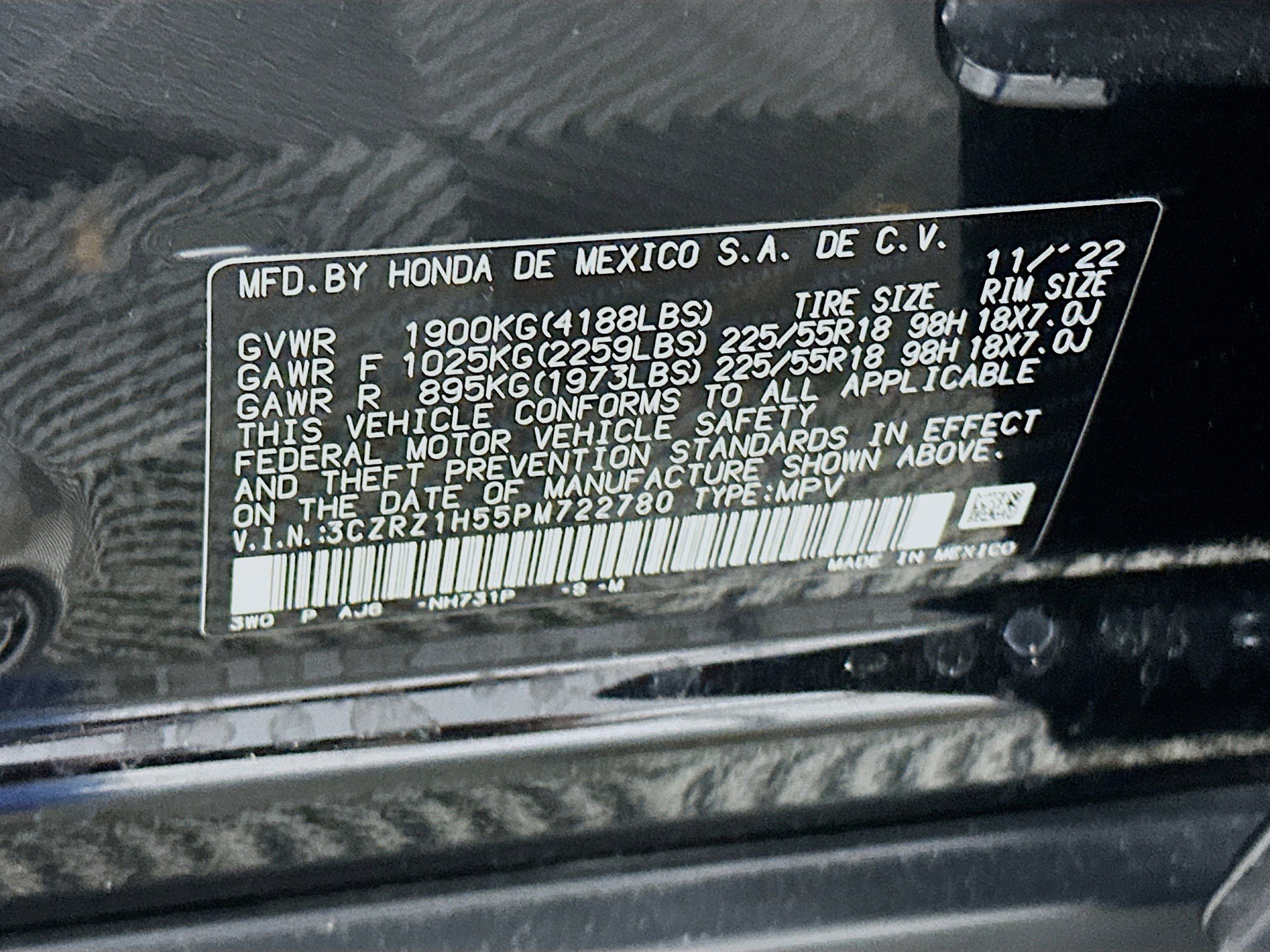 Used 2023 Honda HR-V Sport image 12