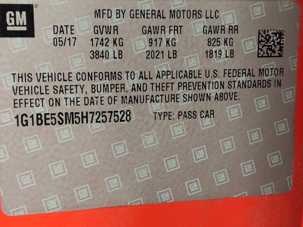 Used 2017 Chevrolet Cruze LT w/ Convenience Package FWD image 33