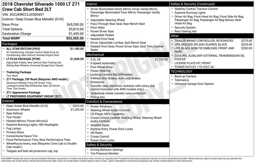 Used 2018 Chevrolet Silverado 1500 LT w/ All Star Edition image 34