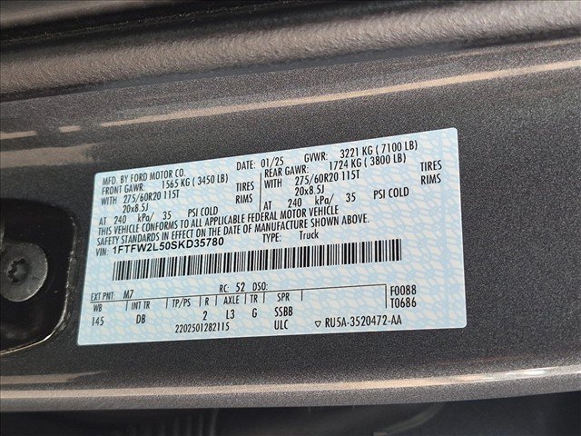 Used 2025 Ford F150 STX w/ STX Black Appearance Package AWD/4WD image 24