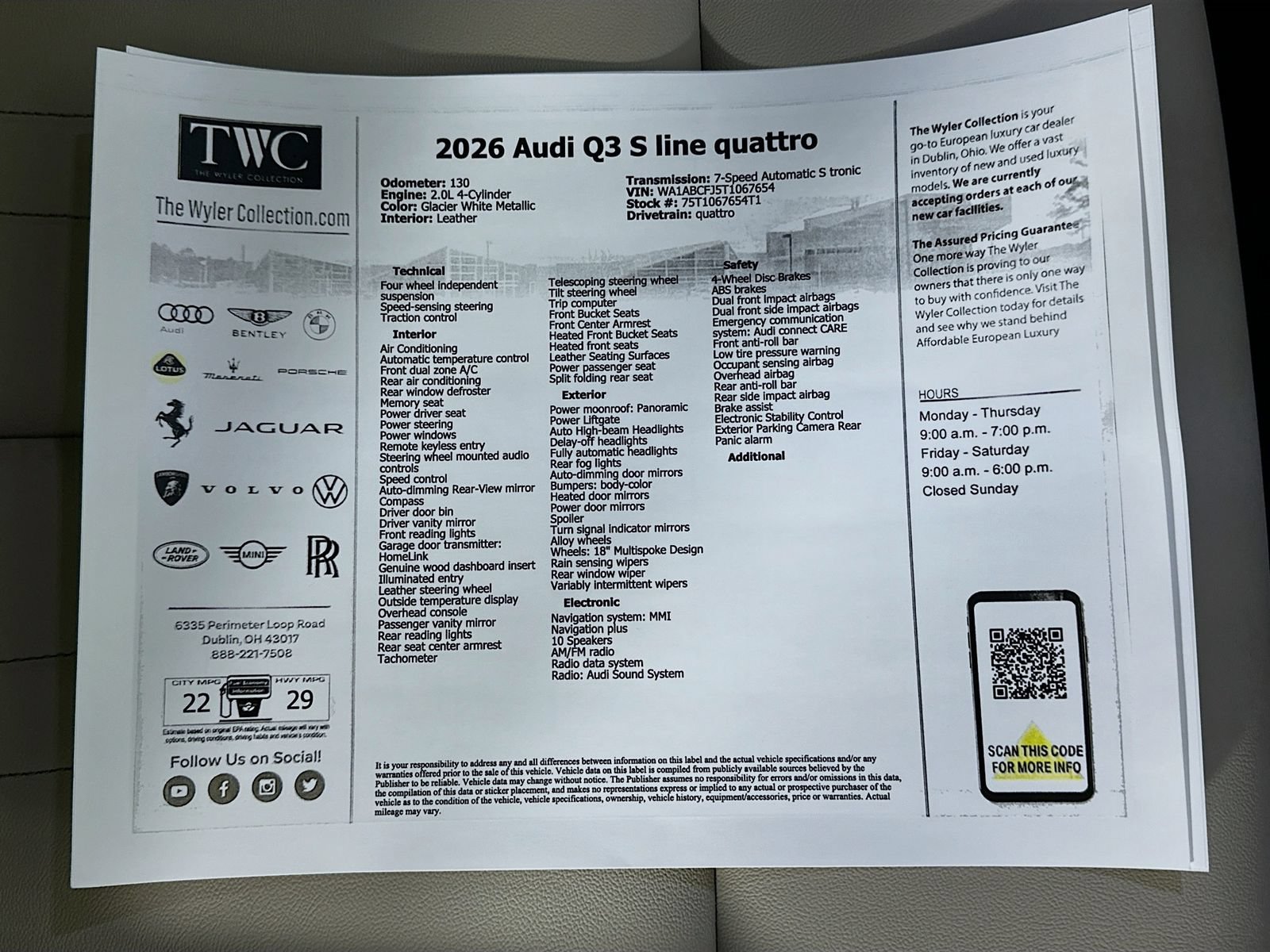 Used 2026 Audi Q3 quattro 2.0T AWD/4WD image 45
