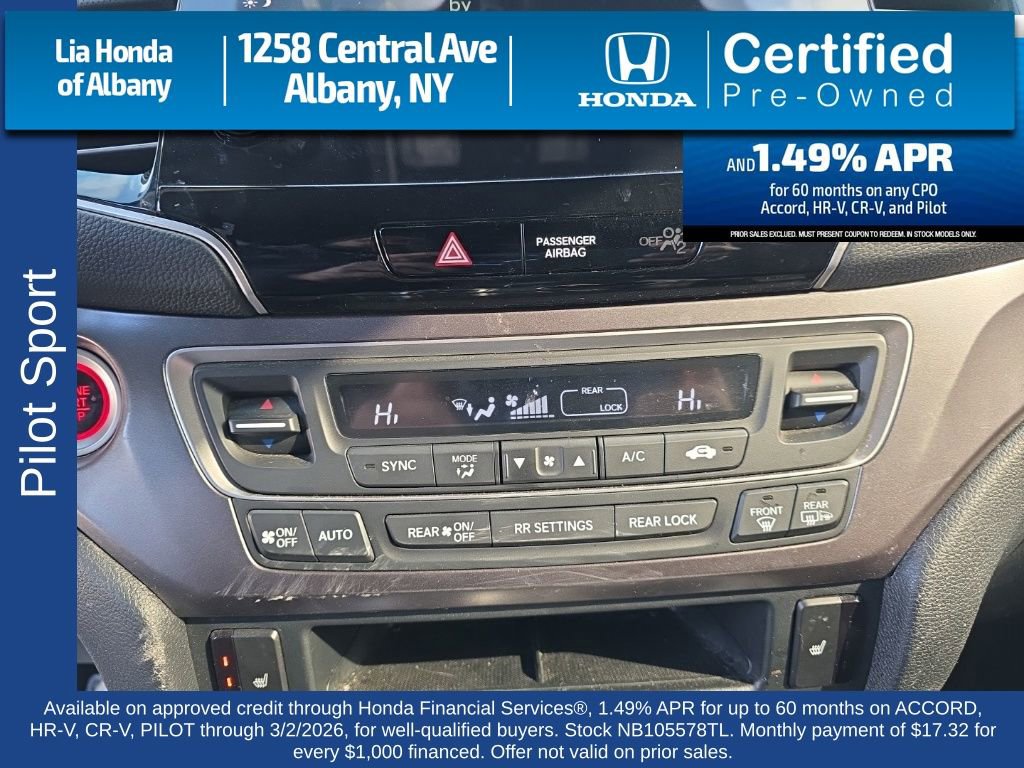 Certified 2022 Honda Pilot Sport image 18