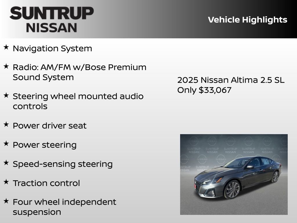 New 2025 Nissan Altima 2.5 SL image 8