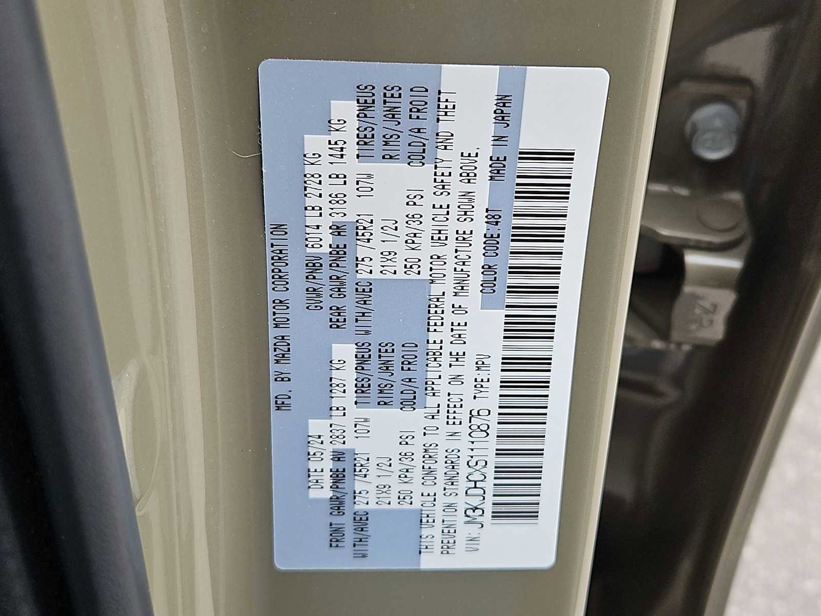 Used 2025 MAZDA CX-70 3.3 Turbo S w/ Premium Package image 35