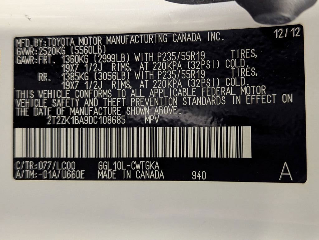 Used 2013 Lexus RX 350 FWD w/ Navigation Pkg image 61