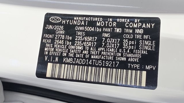 New 2026 Hyundai Tucson Blue SE AWD/4WD image 30