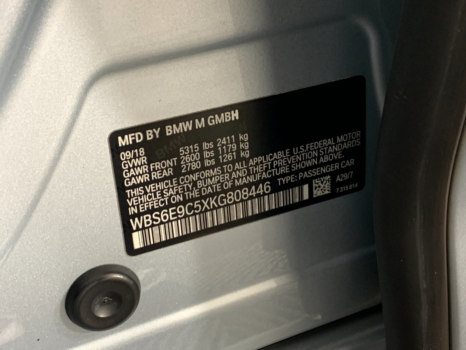 Used 2019 BMW M6 Gran Coupe w/ Competition Package RWD image 12