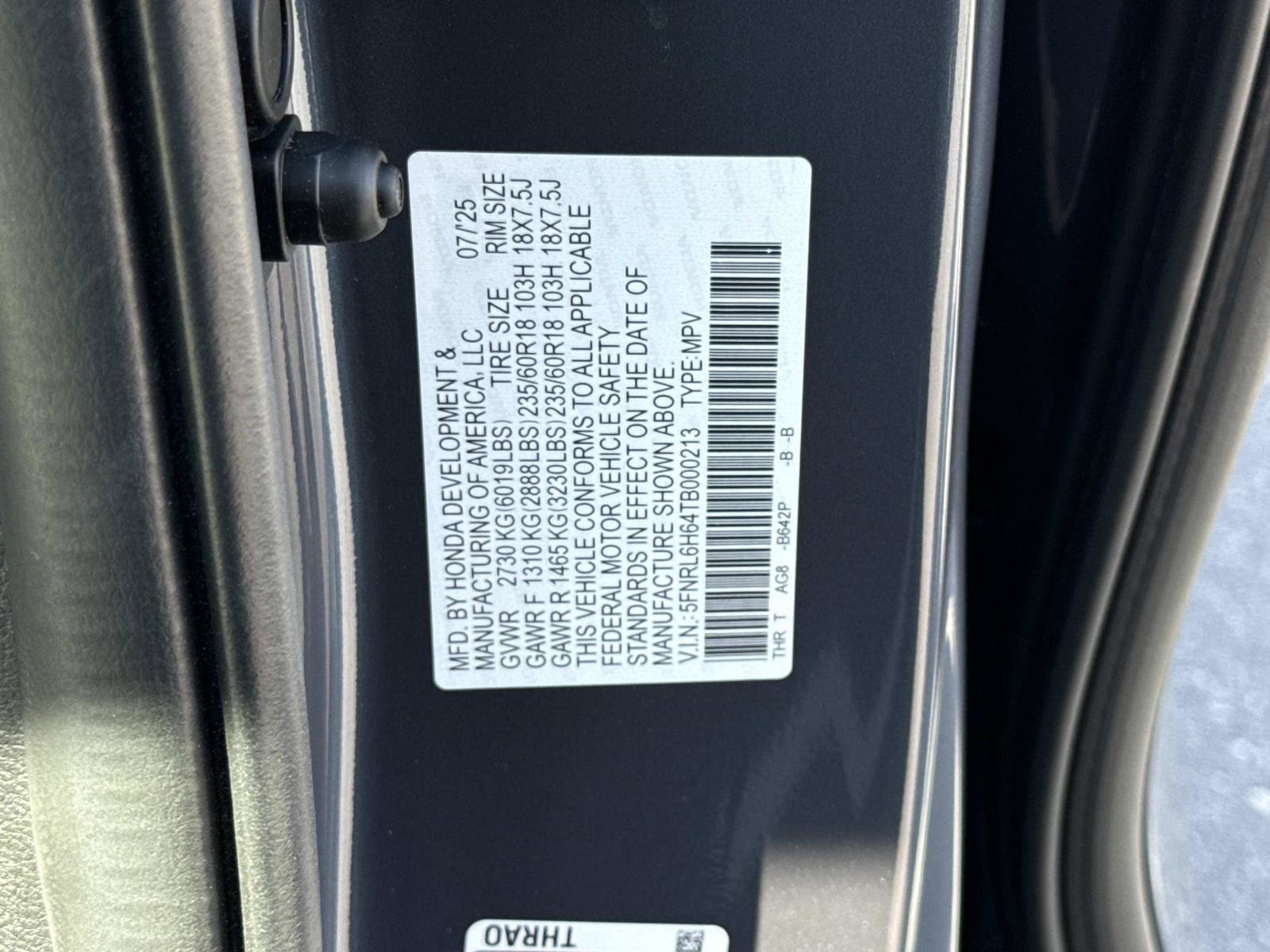 Used 2026 Honda Odyssey EX-L image 31