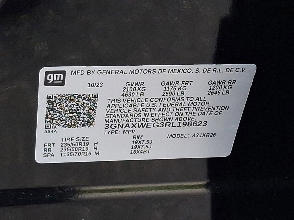 Used 2024 Chevrolet Equinox RS w/ RS Leather Package AWD/4WD image 28