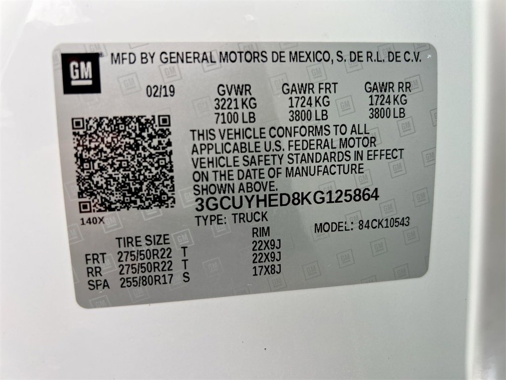 Certified 2019 Chevrolet Silverado 1500 High Country w/ High Country Premium Package image 27