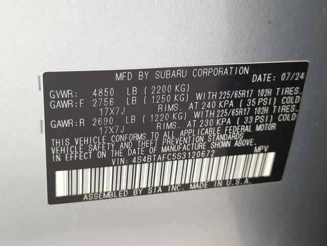 Certified 2025 Subaru Outback Premium AWD/4WD image 37