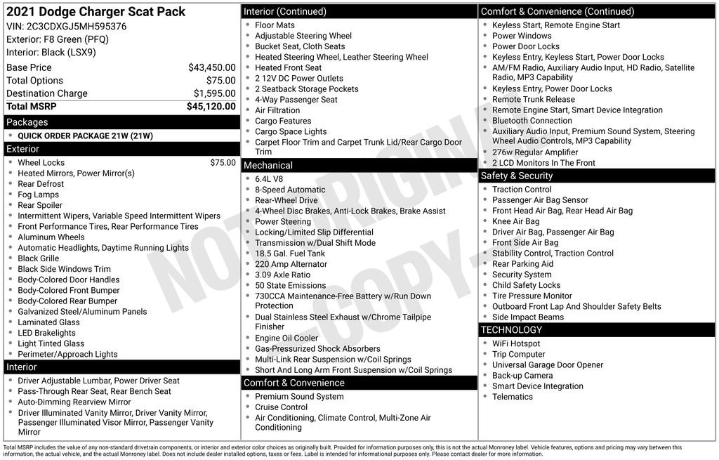 Used 2021 Dodge Charger Scat Pack image 10