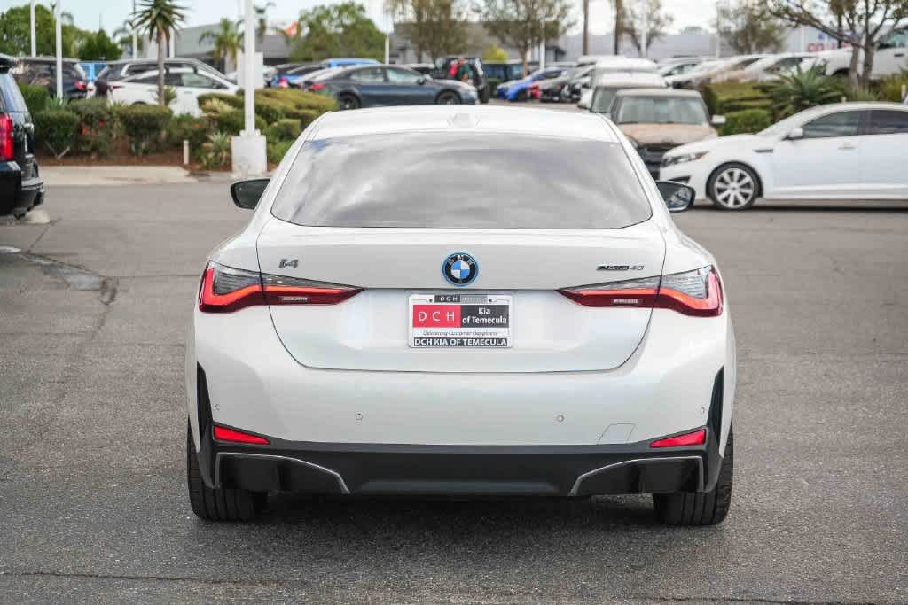 Used 2023 BMW i4 eDrive40 w/ Premium Package RWD image 7