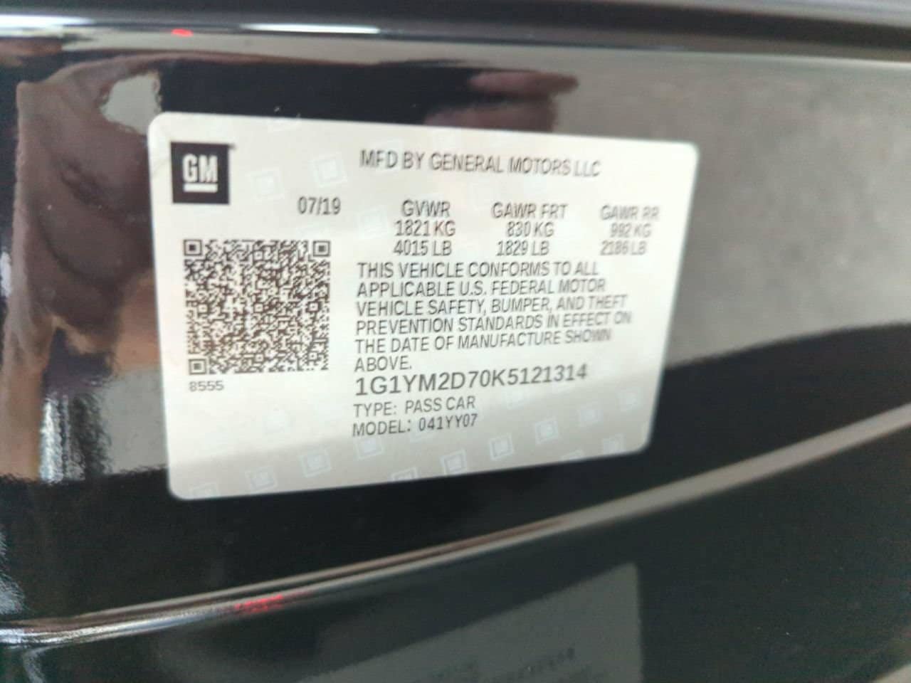 Certified 2019 Chevrolet Corvette Stingray Coupe RWD image 28