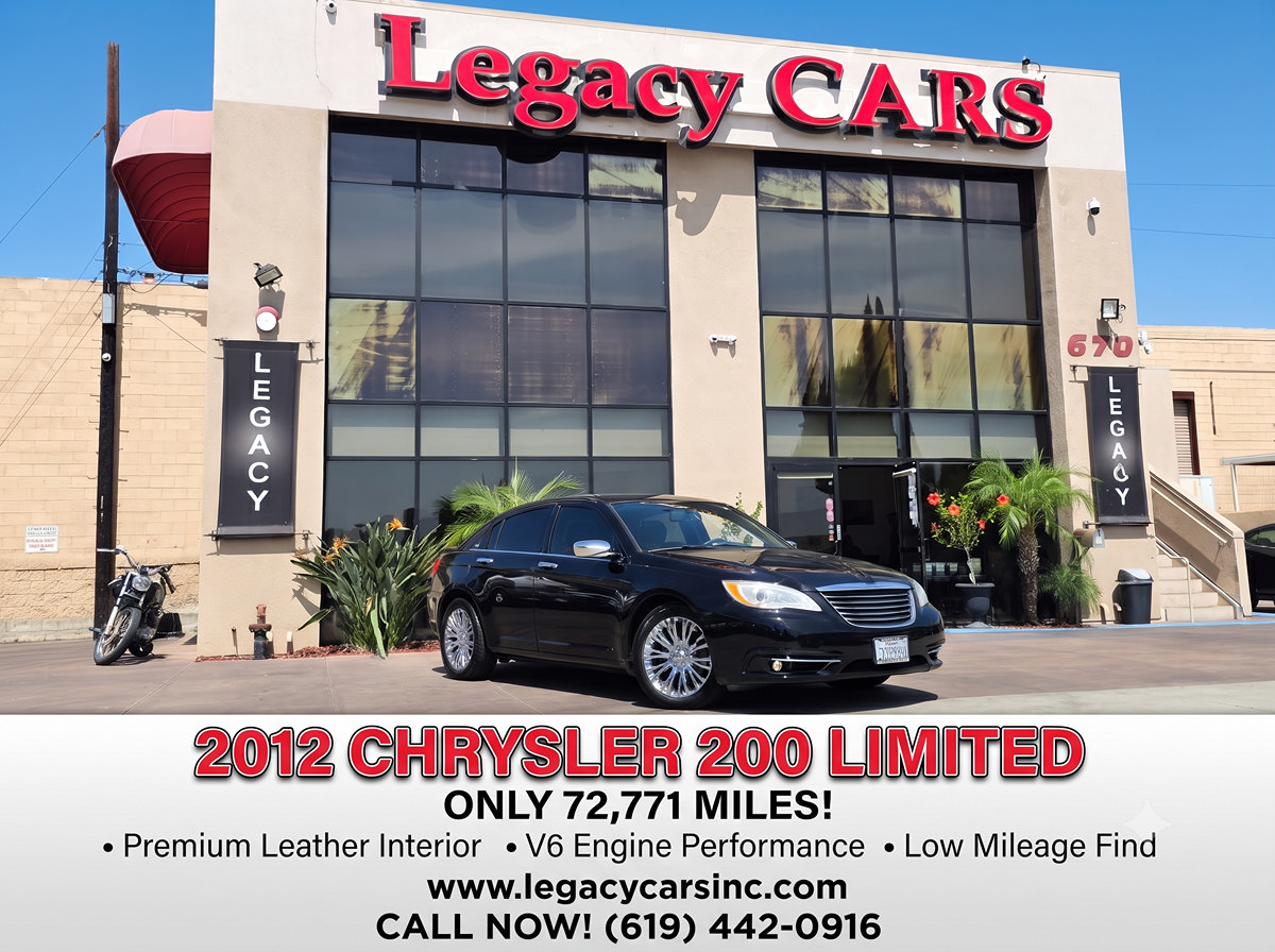 Used 2012 Chrysler 200 Limited FWD image 2