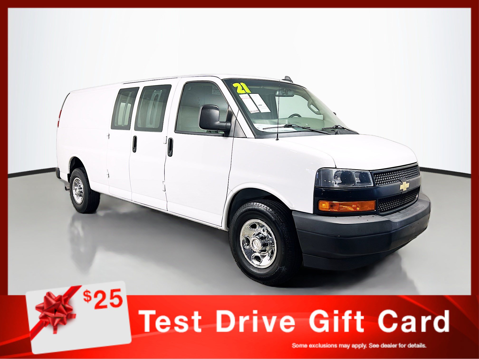Used 2021 Chevrolet Express 2500 Extended w/ Communications Package RWD image 1