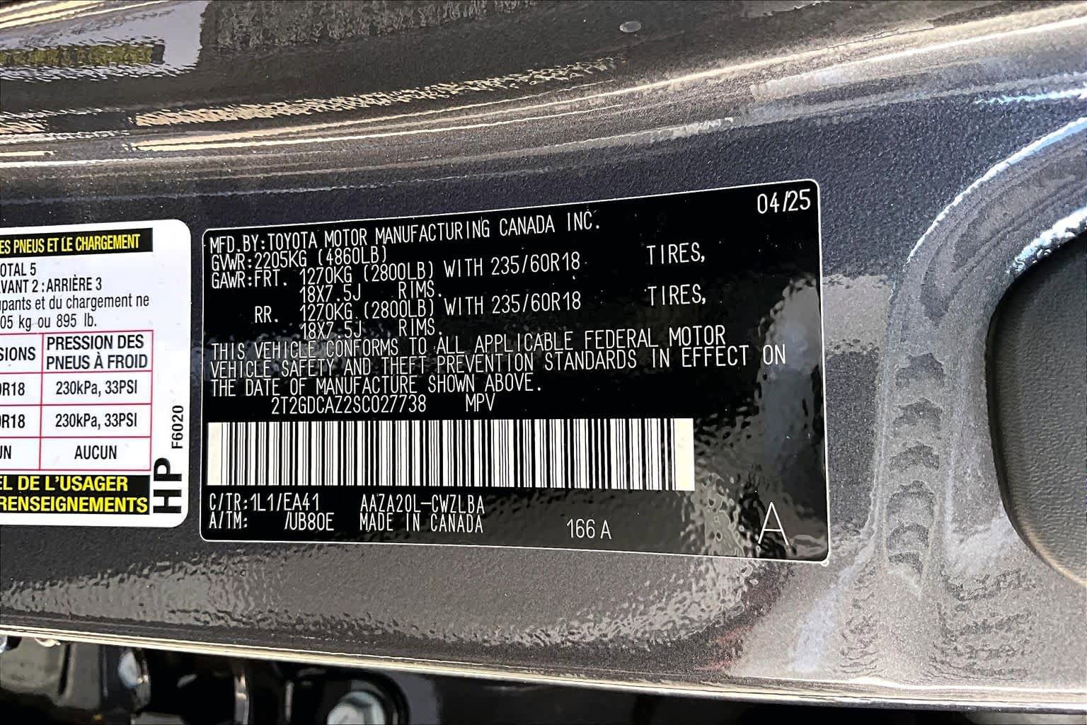 Used 2025 Lexus NX 250 FWD w/ Towing Package (2000 Lbs) image 37