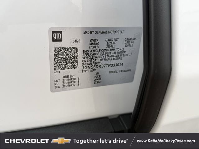 New 2026 Chevrolet Suburban Z71 w/ Comfort Package AWD/4WD image 35