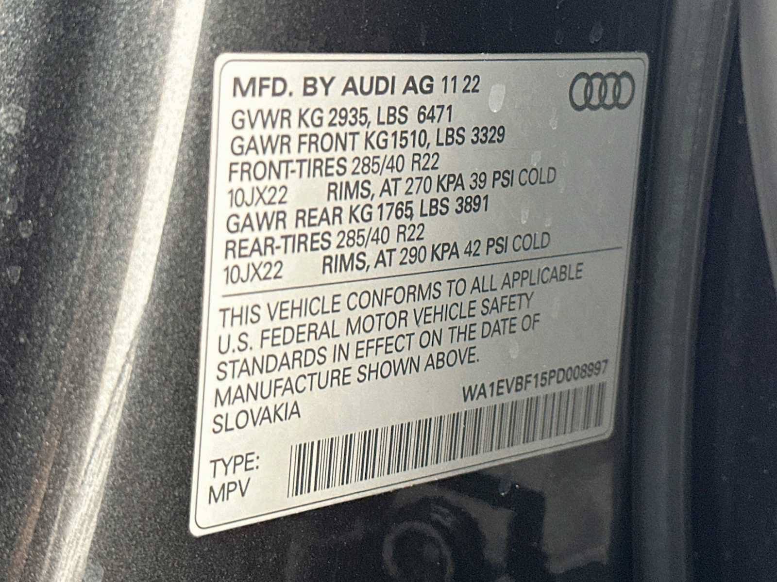 Certified 2023 Audi Q8 Premium Plus w/ Premium Plus Package AWD/4WD image 31
