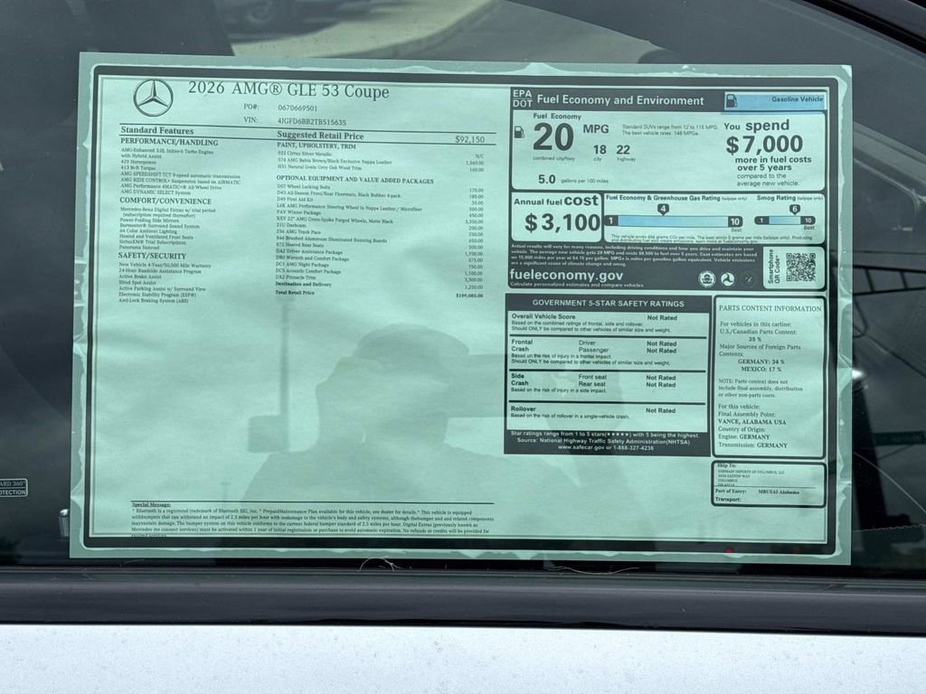 New 2026 Mercedes-Benz GLE 53 AMG GLE 53 AMGﾮ image 9