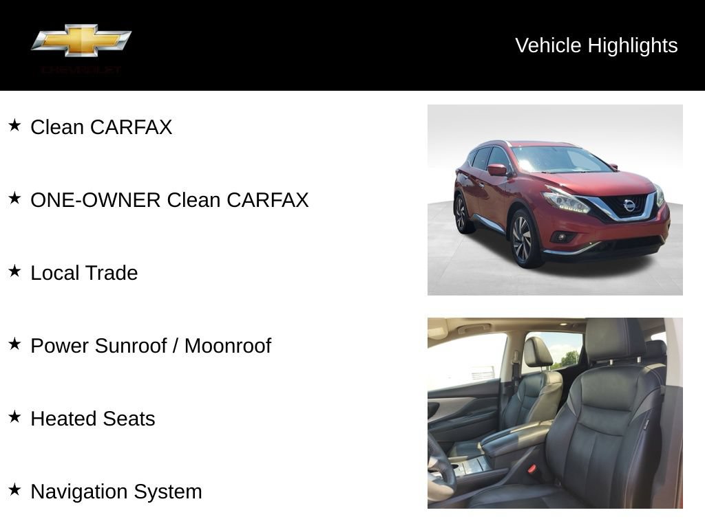Used 2016 Nissan Murano Platinum w/ Platinum Technology Package AWD/4WD image 19