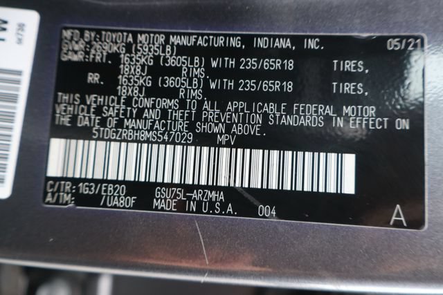 Used 2021 Toyota Highlander XLE AWD/4WD image 42
