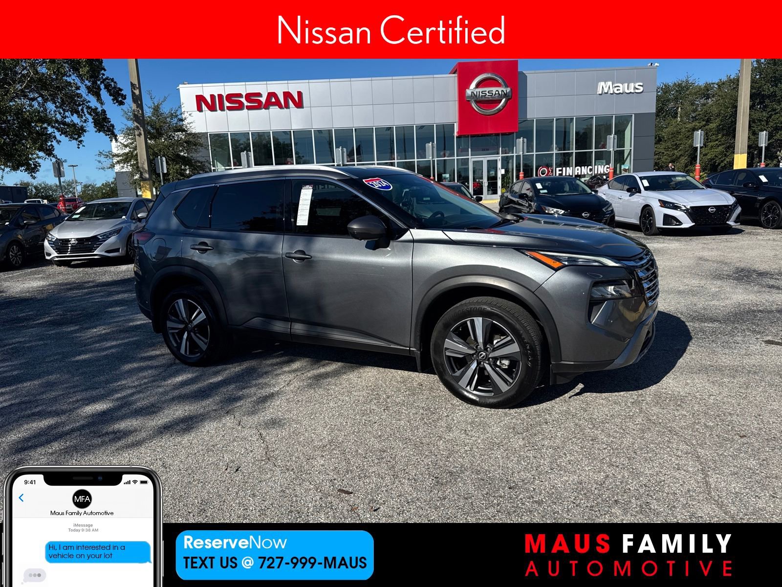 Certified 2024 Nissan Rogue SL