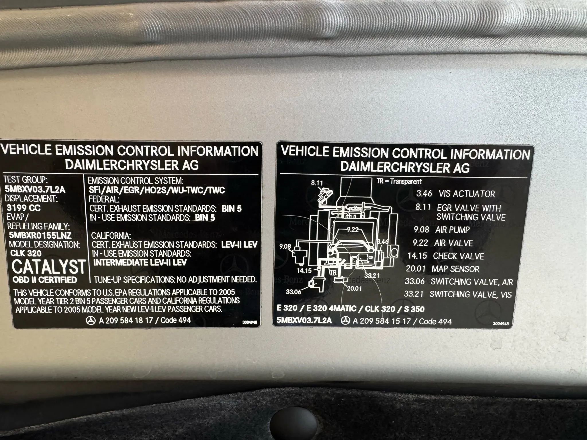 Used 2005 Mercedes-Benz CLK 320 Cabriolet image 99