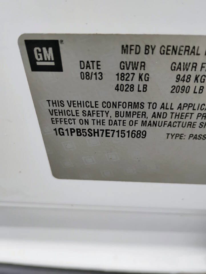 Used 2014 Chevrolet Cruze LS image 10