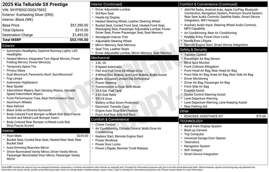 Used 2025 Kia Telluride SX Prestige image 5