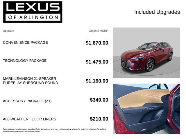 Certified 2026 Lexus RX 350 Premium Plus w/ Convenience Package AWD/4WD image 4