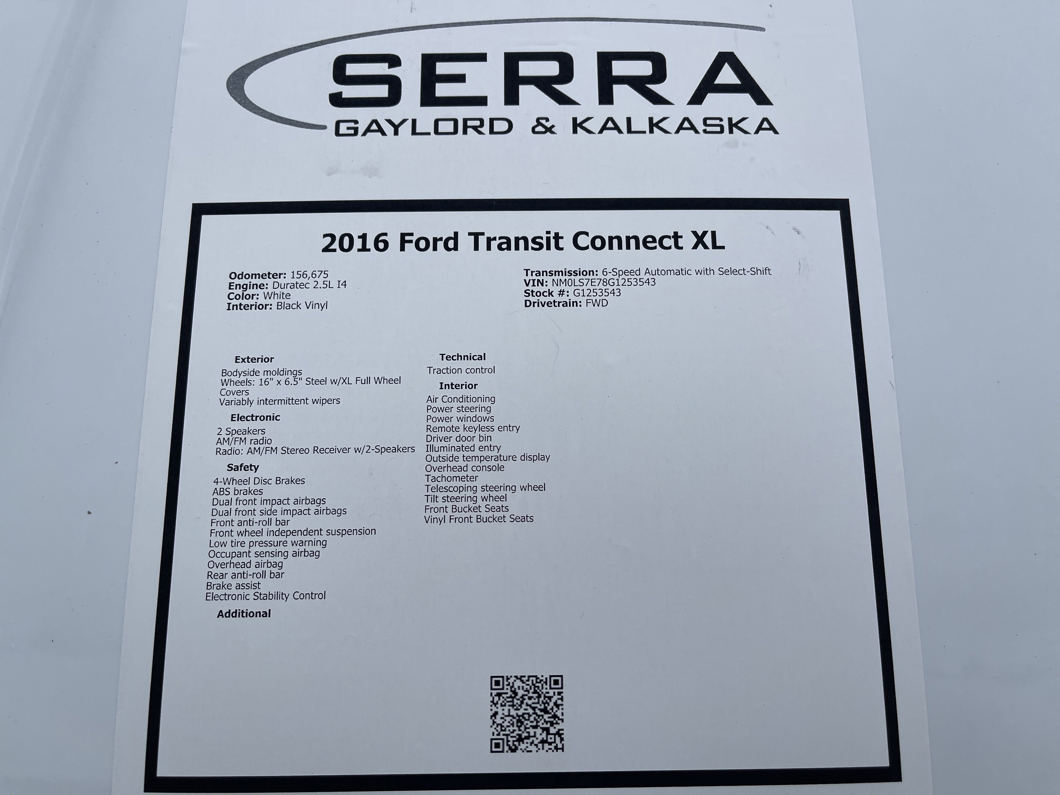 Used 2016 Ford Transit Connect XL image 25