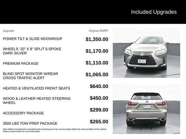 Used 2018 Lexus RX 350 FWD w/ Premium Package image 9