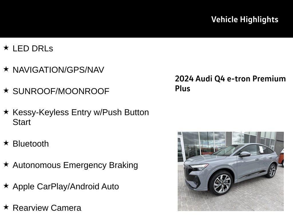 Used 2024 Audi Q4 e-tron Premium Plus w/ Premium Plus image 28