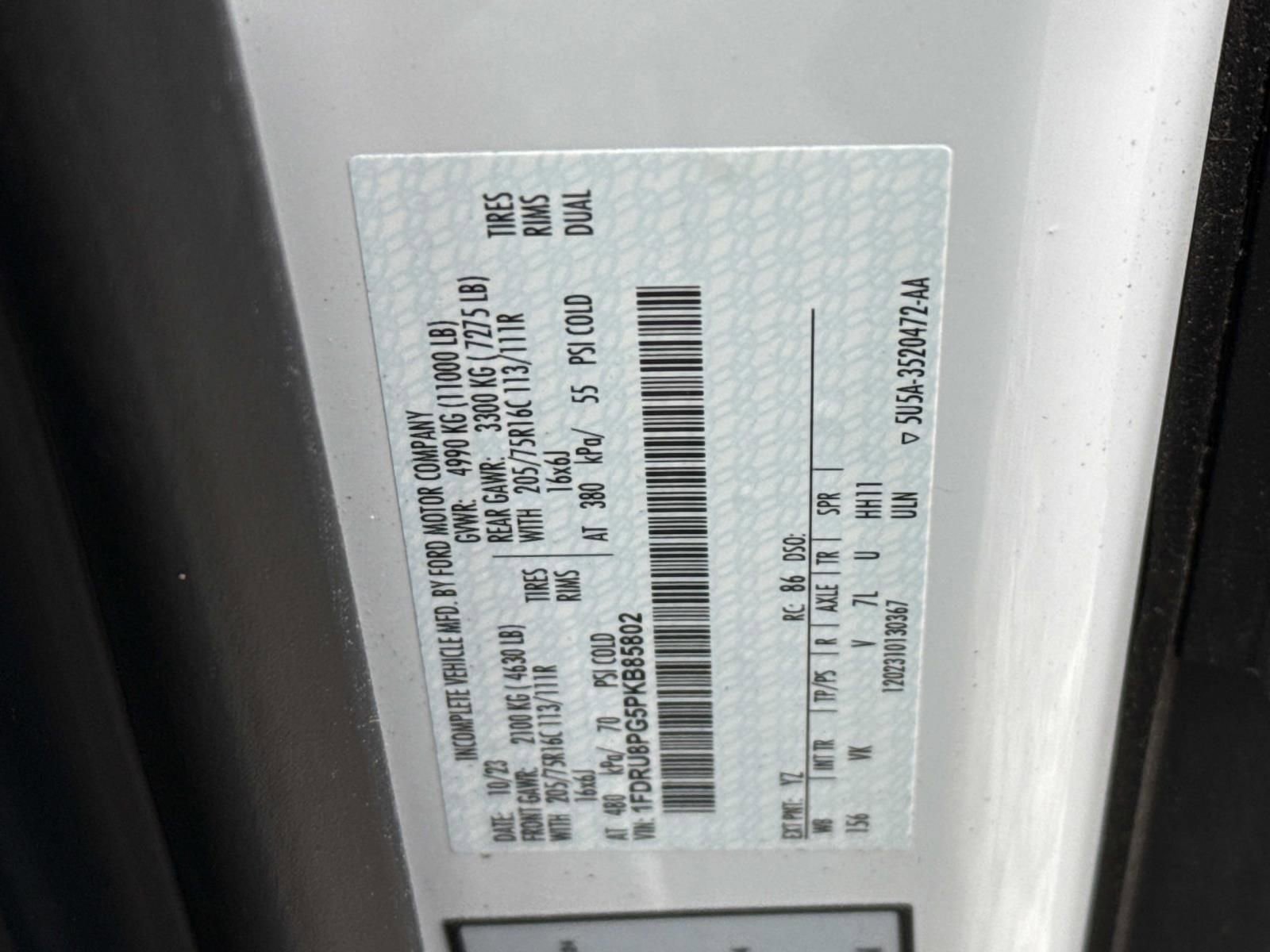 New 2023 Ford Transit 350 Low Roof DRW AWD image 21