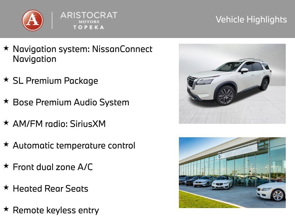 Used 2022 Nissan Pathfinder SL w/ SL Premium Package image 2