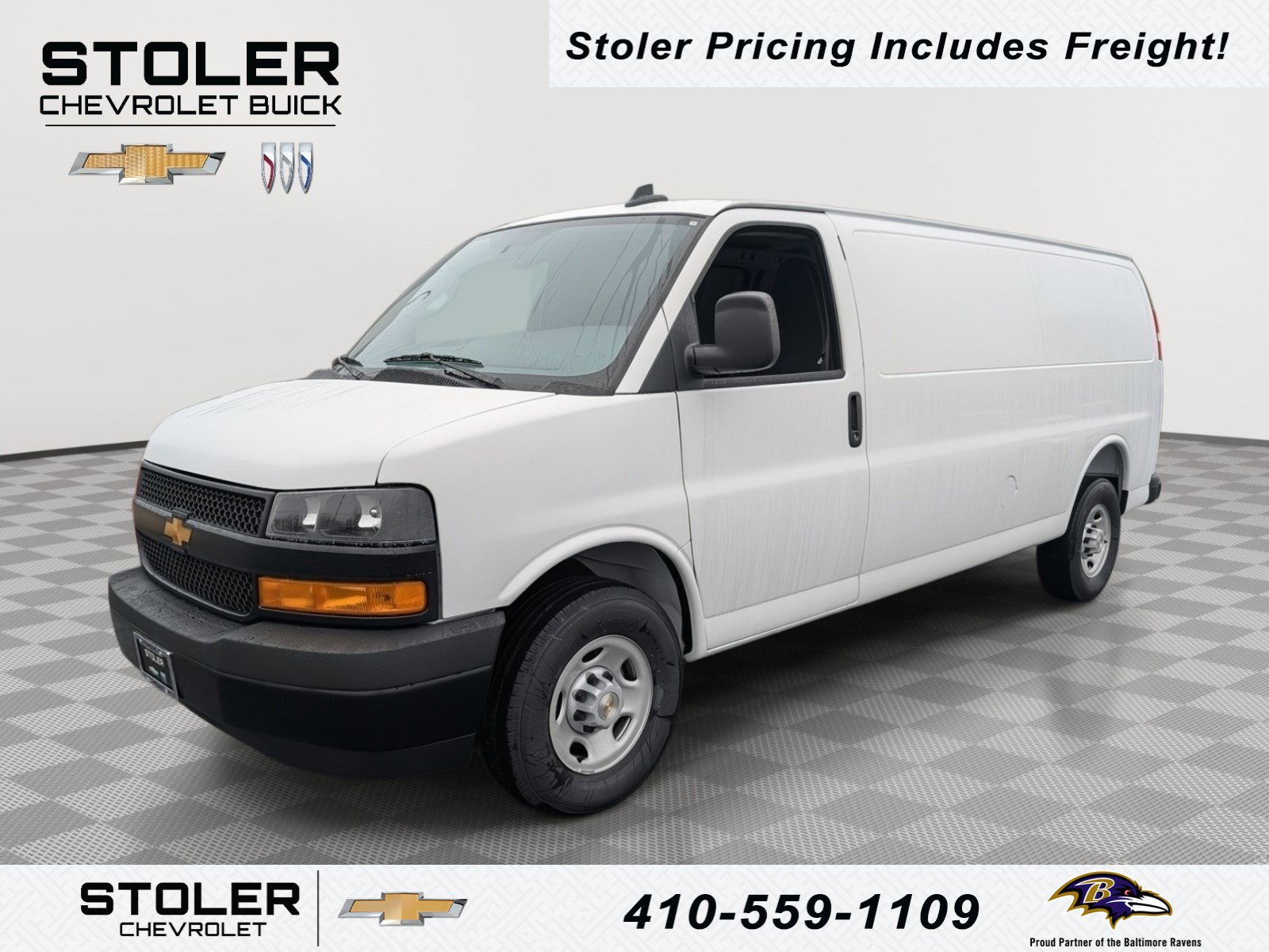 New 2025 Chevrolet Express 2500 Extended w/ Safety Package