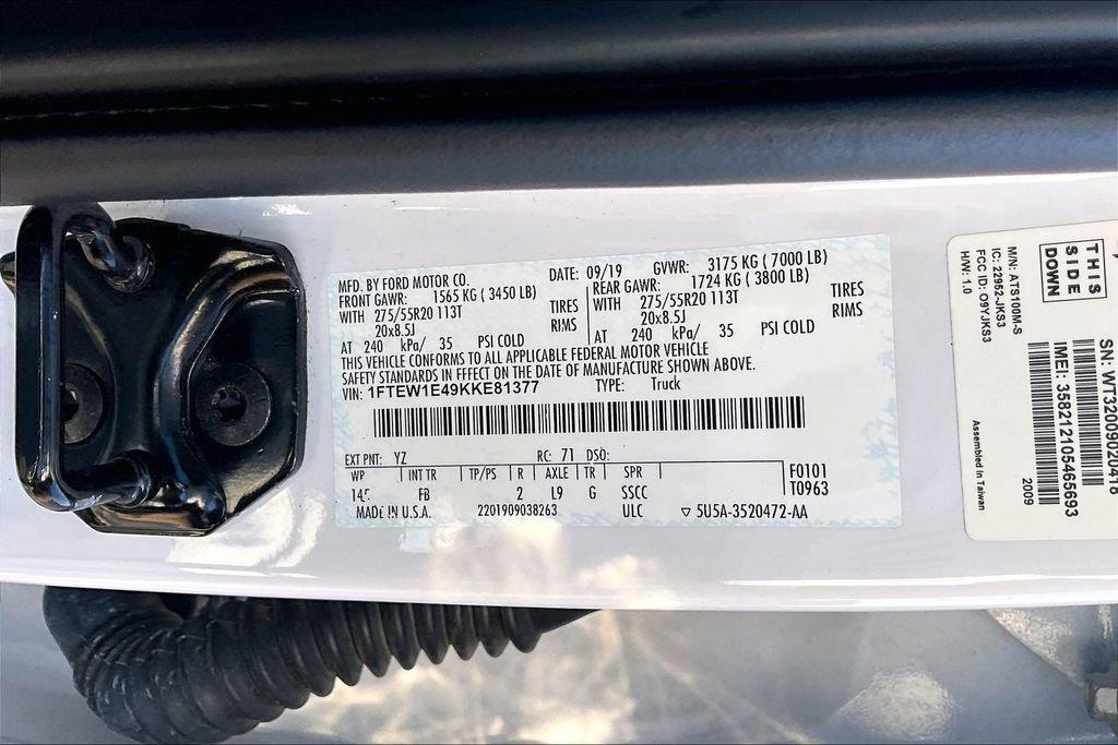 Used 2019 Ford F150 XLT w/ Equipment Group 301A Mid AWD/4WD image 19