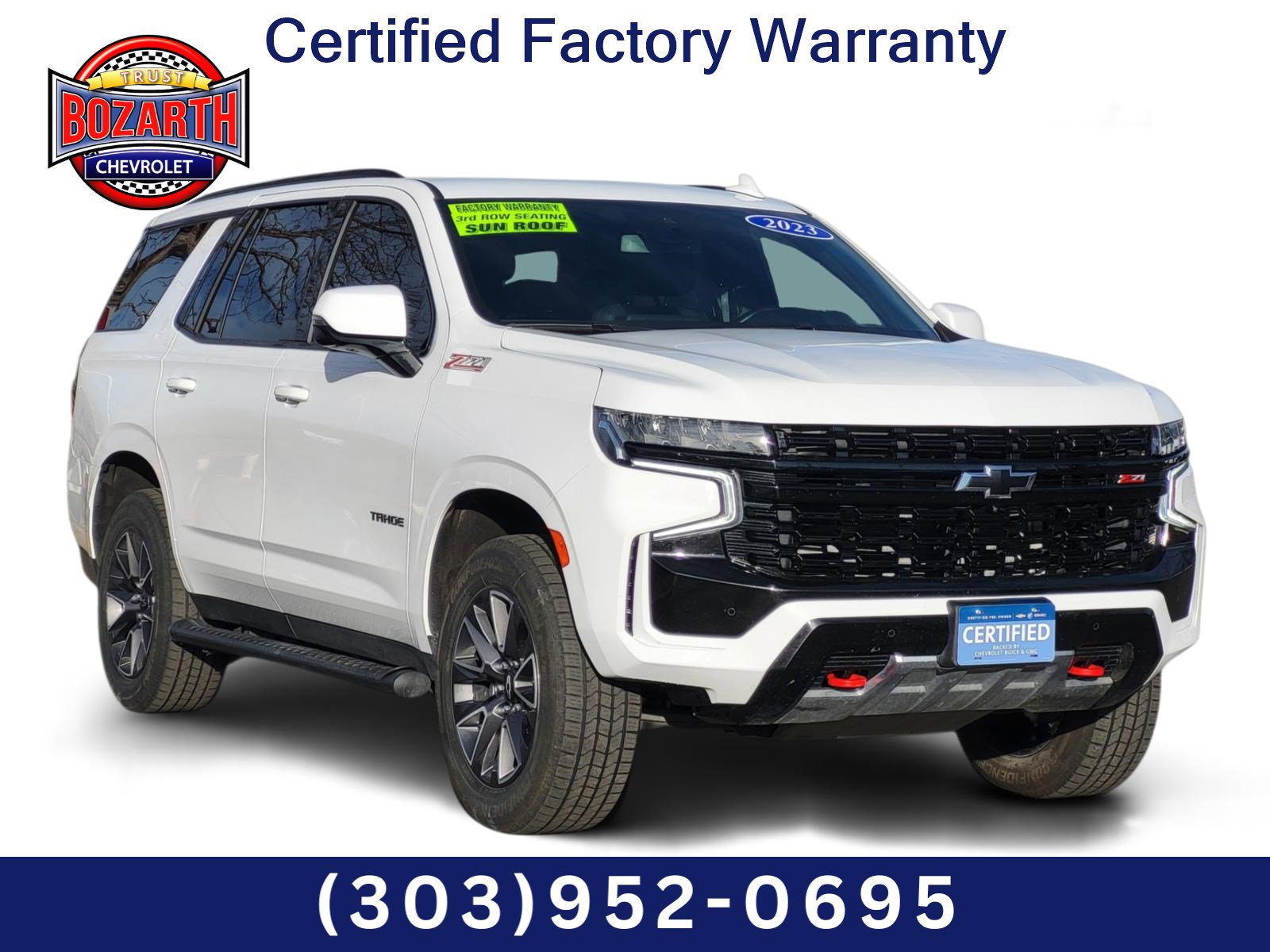 Certified 2023 Chevrolet Tahoe Z71 w/ Luxury Package