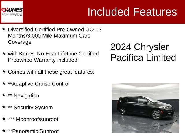 Certified 2024 Chrysler Pacifica Limited FWD image 2