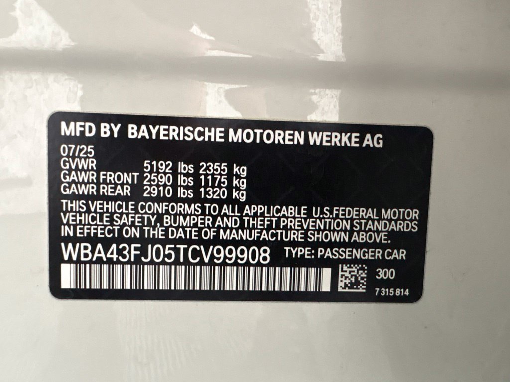 Certified 2026 BMW 530i w/ M Sport Package RWD image 33