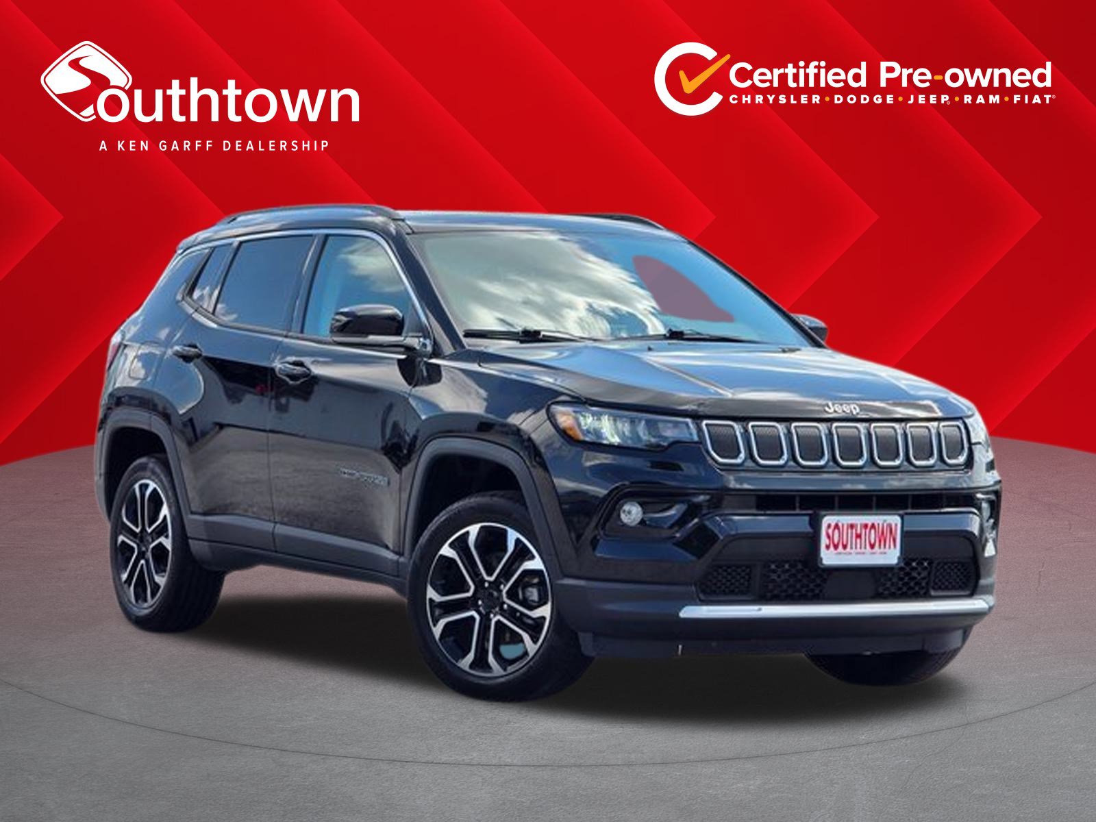 Certified 2022 Jeep Compass Limited w/ Sun and Sound Group image 1