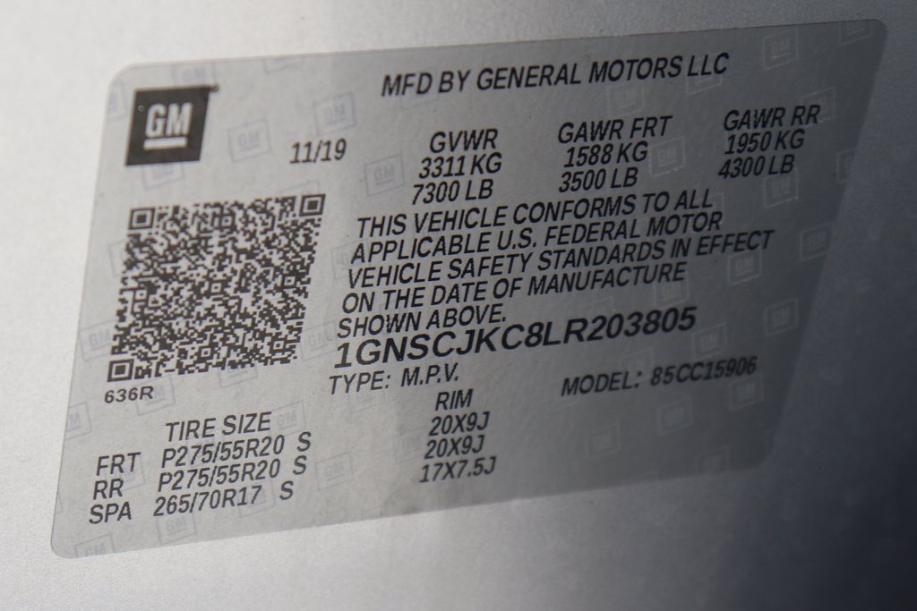Used 2020 Chevrolet Suburban Premier RWD image 58