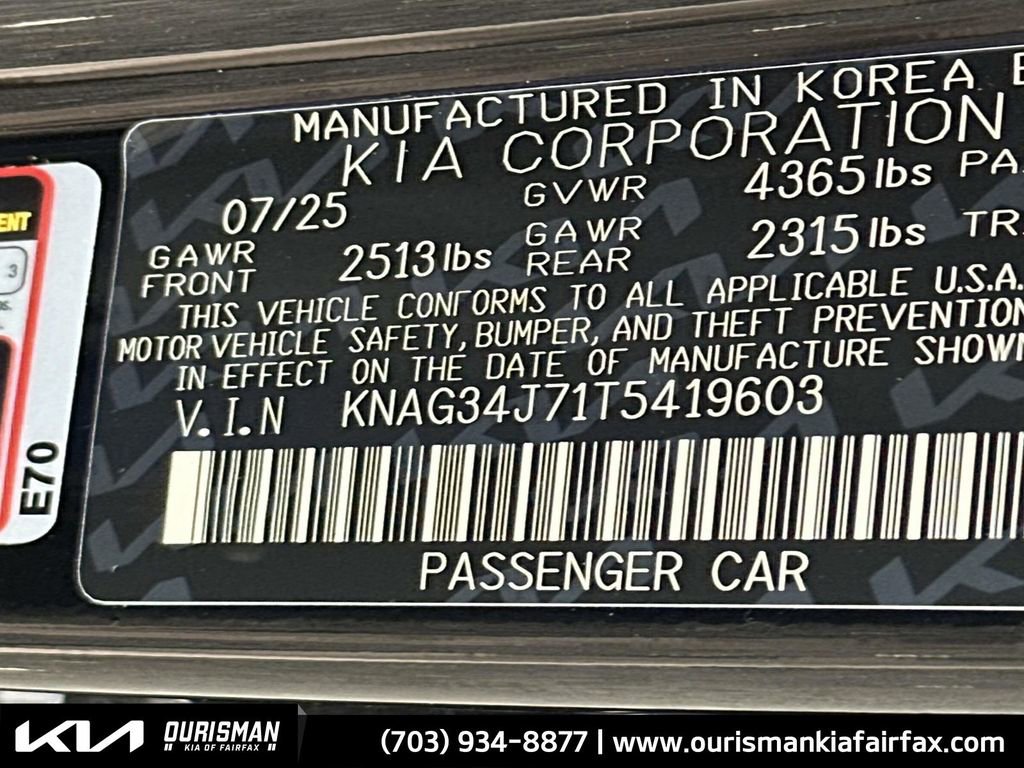 New 2026 Kia K5 EX image 30