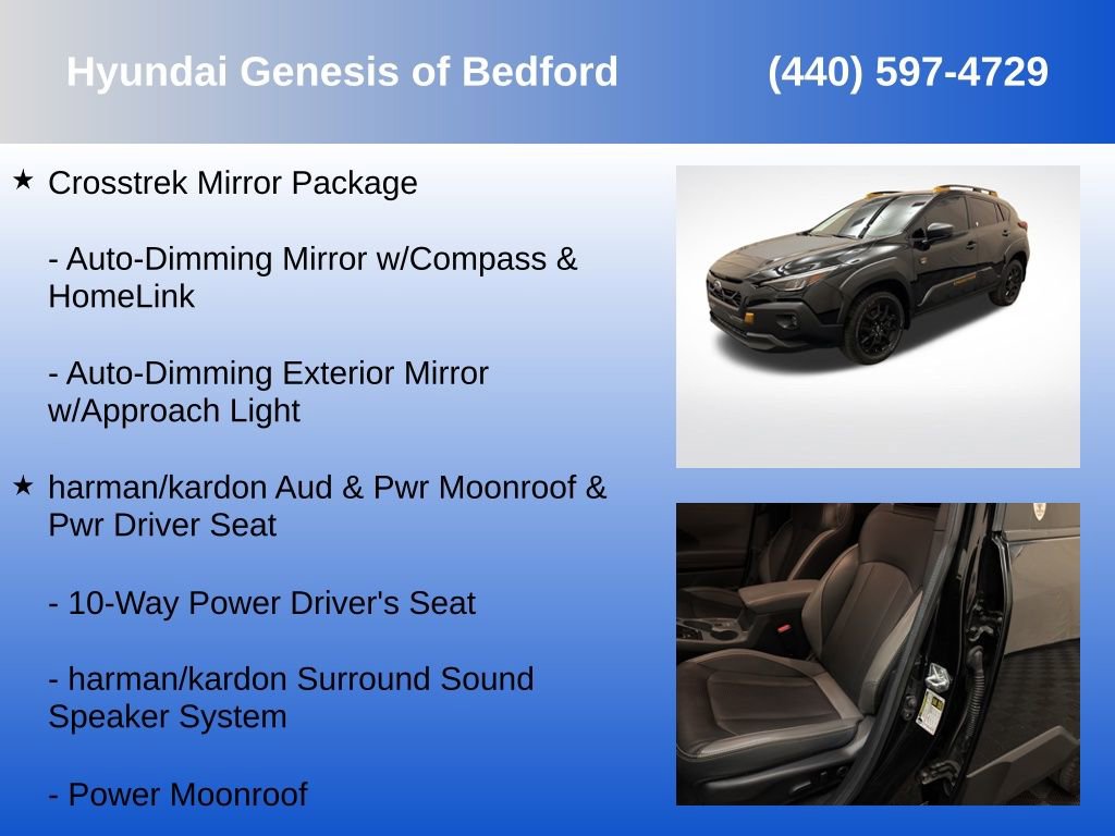 Used 2024 Subaru Crosstrek 2.5i Wilderness w/ Crosstrek Mirror Package AWD/4WD image 7